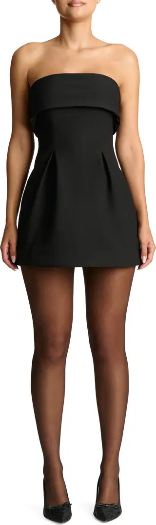 Suiting Strapless Minidress | Nordstrom
