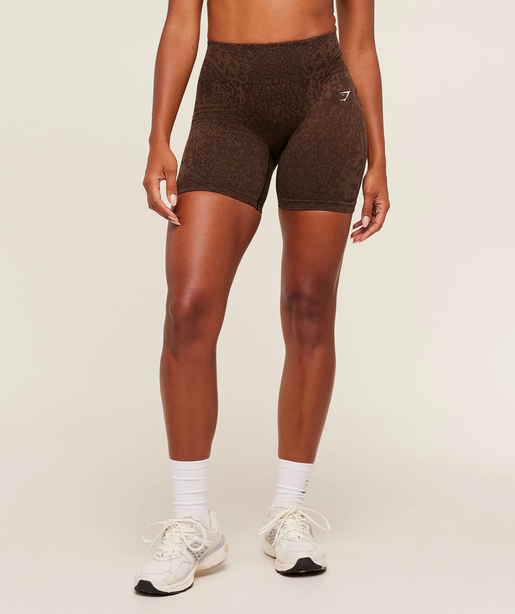 Gymshark Adapt Animal X Whitney Shorts - GS Archive Brown/GS Soft Brown | Gymshark CA