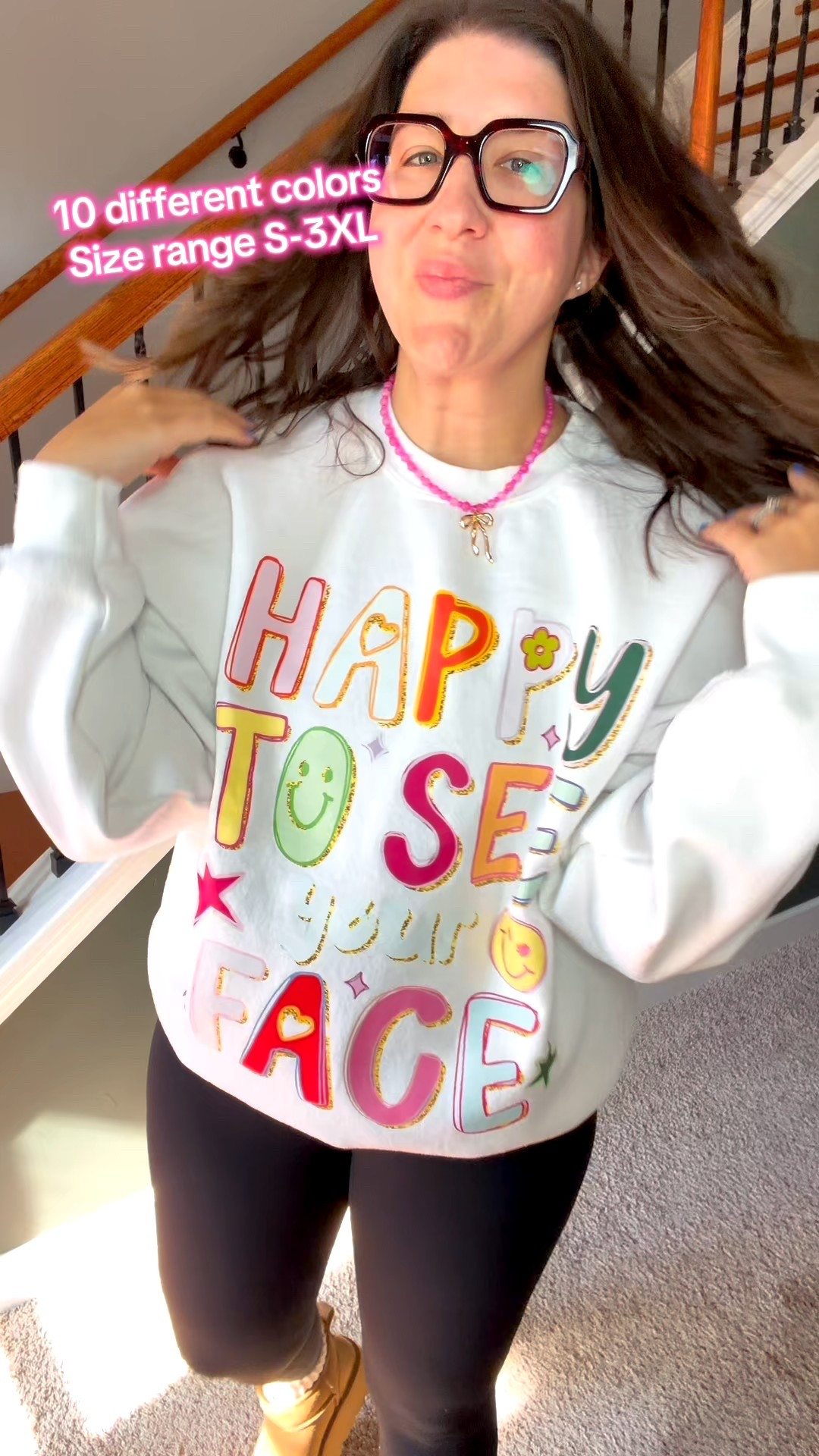 Love this sweatshirt! Such a morale booster! 

#LTKootd #LTKmomlife #LTKMidsize