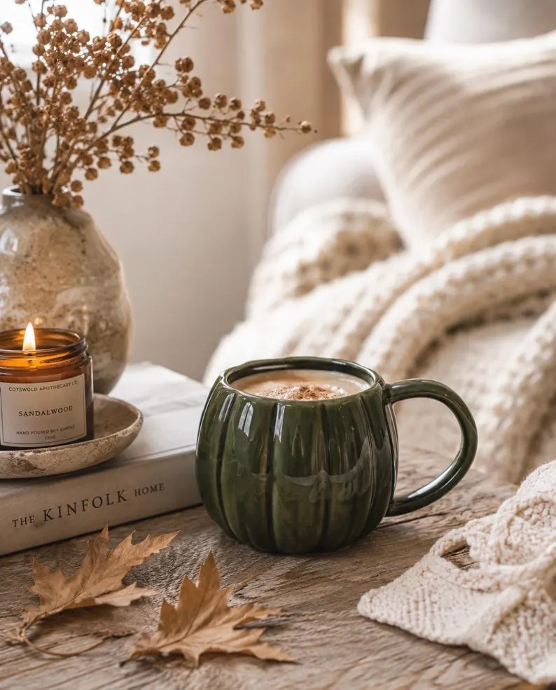 Pumpkin Mug / Cosy Season / Autumn Decor / Seasonal Decorations / Autumn Mug / Halloween Mug | Etsy (Global)