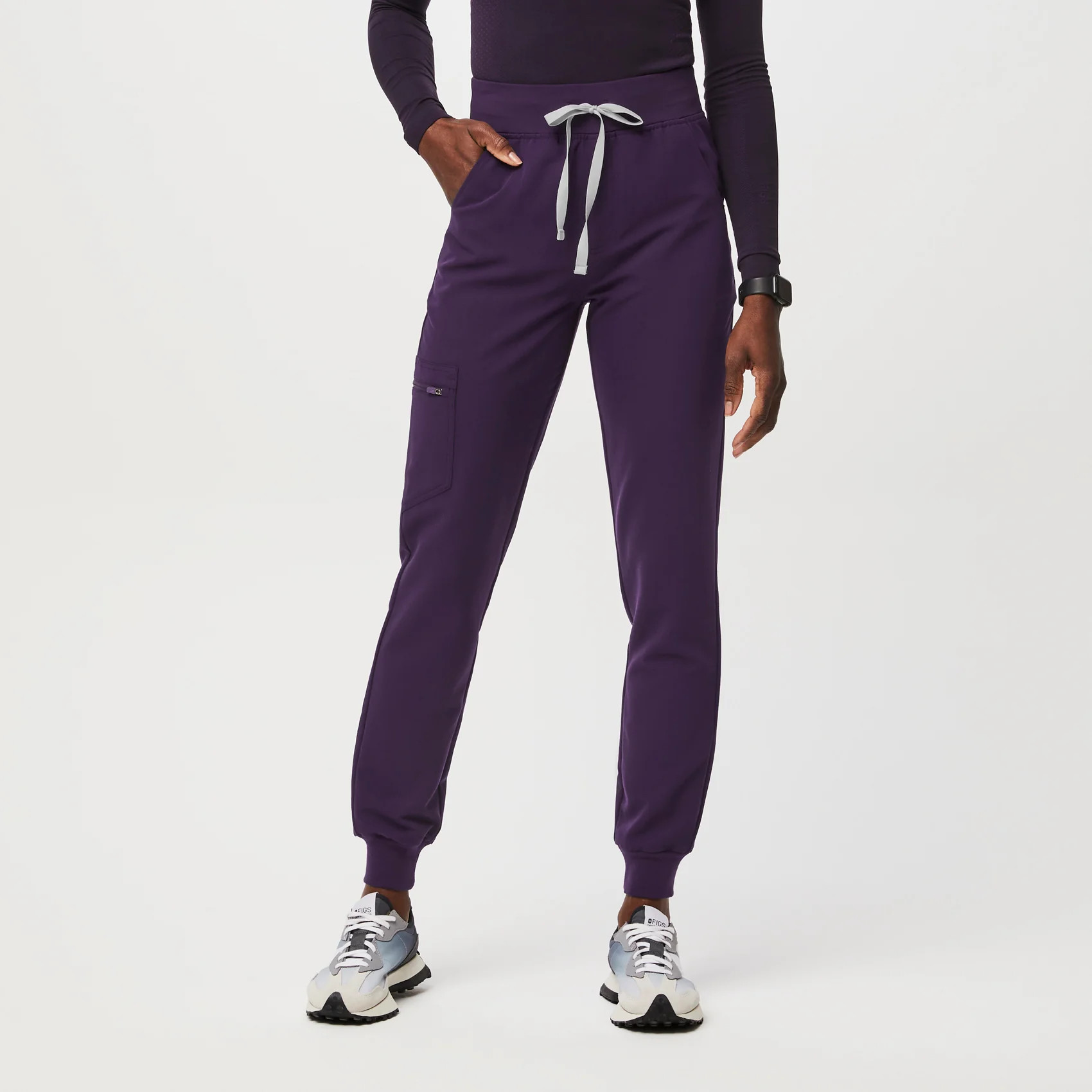 Women’s High Waisted Zamora Jogger Scrub Pants™ - Purple Jam · FIGS | FIGS