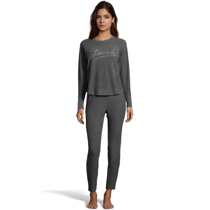 Danskin Ultra Brushed Hacci Sleep Set | Hanes.com