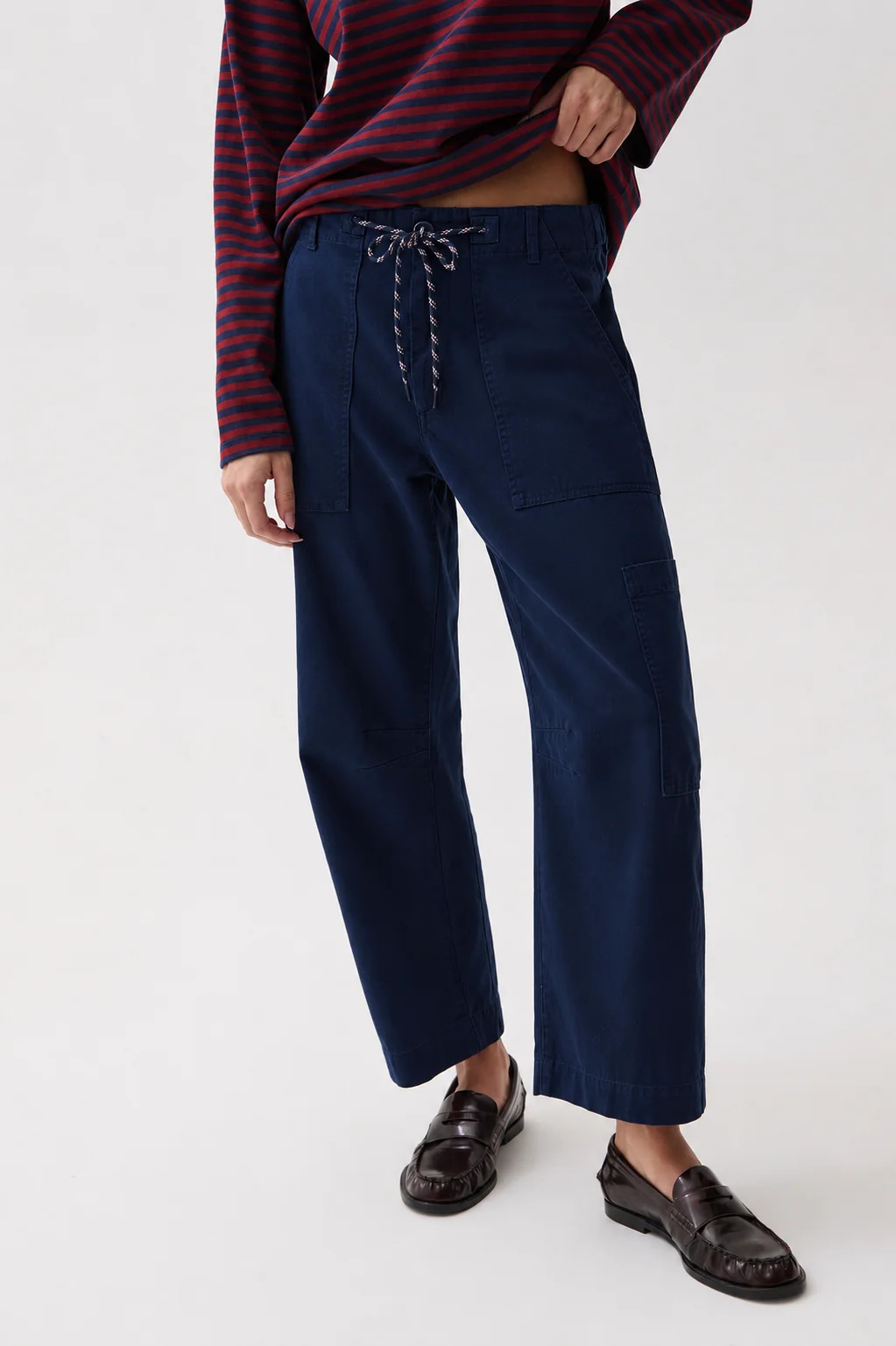 PETITE Sabrina Curved Utility Pants - Meadow | Pistola Denim
