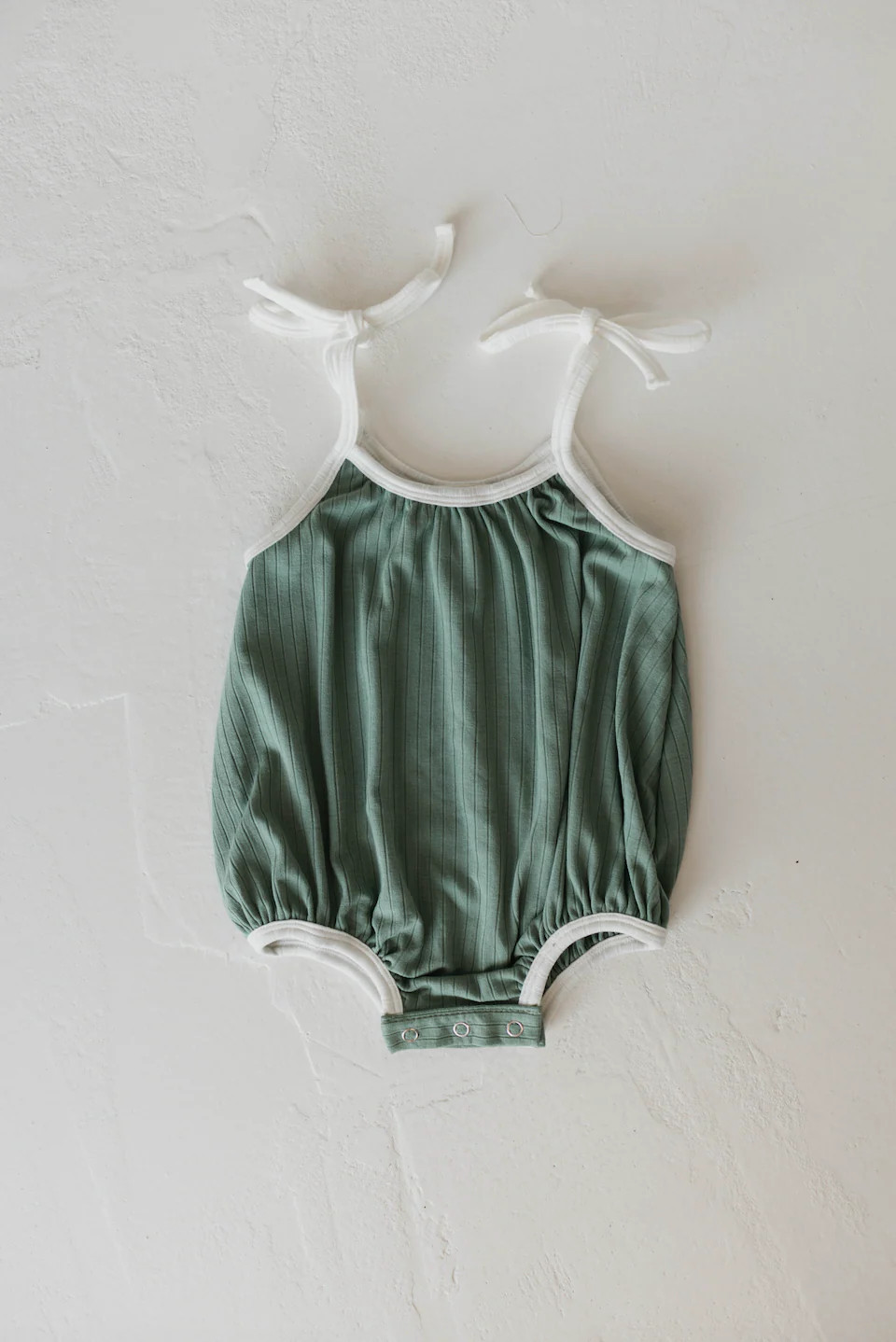 Vintage Teal | Bubble Romper | Forever French