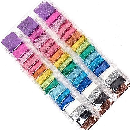 Horizon Group USA Assorted Glitter Packs , Pack of 48, Neon, Glitter, Metallic Colors | Amazon (US)