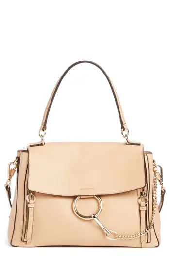 Chloe Medium Faye Leather Shoulder Bag - Pink | Nordstrom