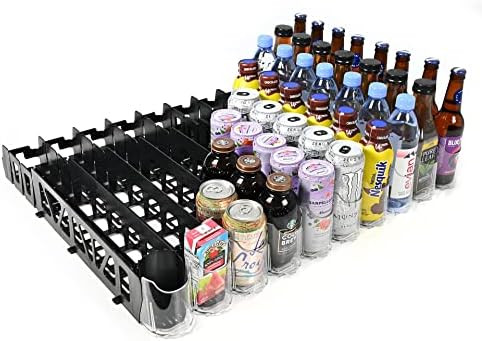 Display Technologies Visi-FAST® 12/16oz (Pack of 1) Pusher Glide, Fridge Organization, Can Dispe... | Amazon (US)