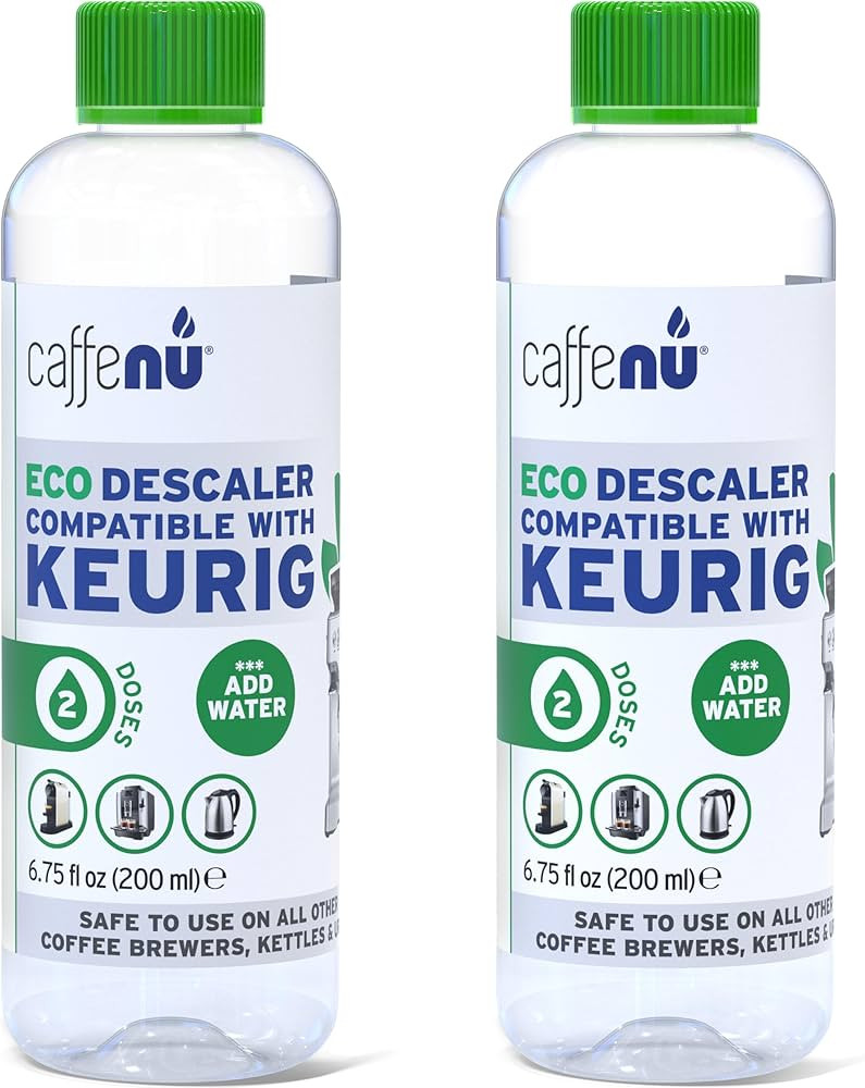 Caffenu Descaling Solution for Keurig Machines (2 bottles - 4 Uses). Universal Descaler Compatibl... | Amazon (US)