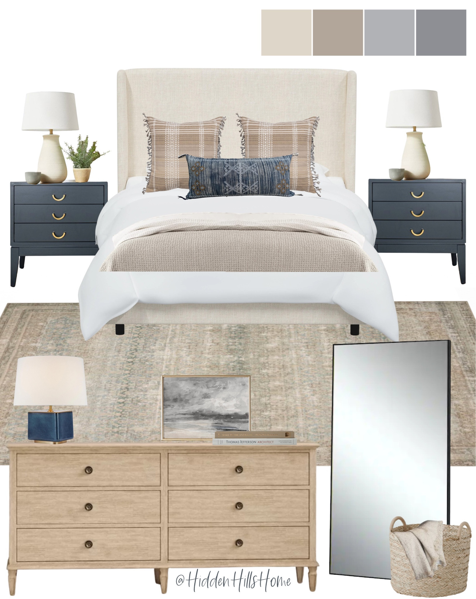 Tilly Upholstered Bed curated on LTK