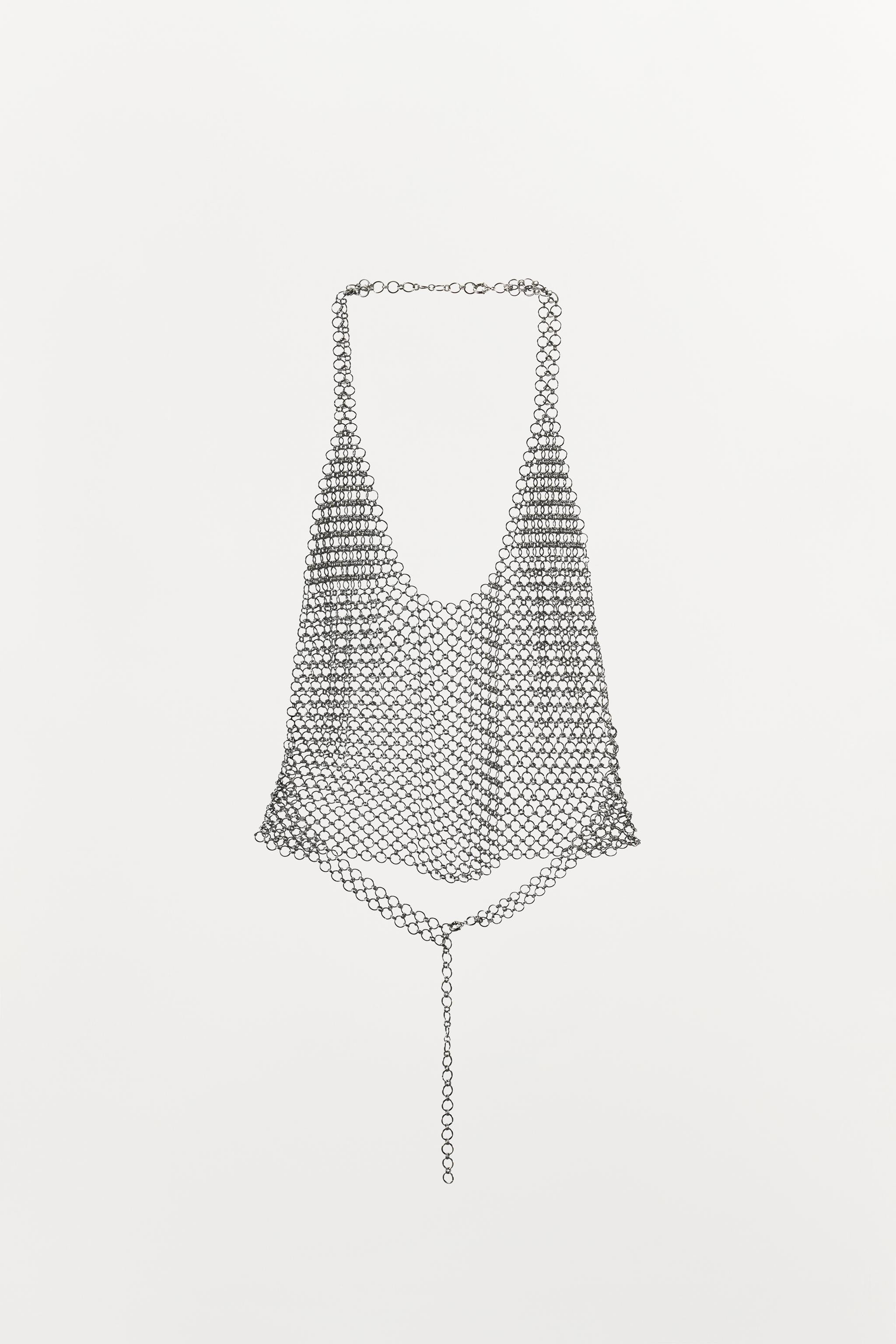 METAL RING TOP | Zara UK