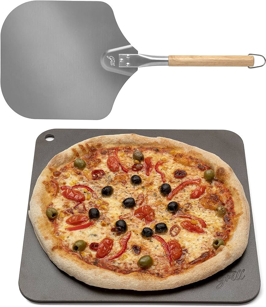 Pizza Steel PRO by Hans Grill | XL (1/4" Thick) Square Conductive Metal Baking Sheet for Cooking ... | Amazon (US)