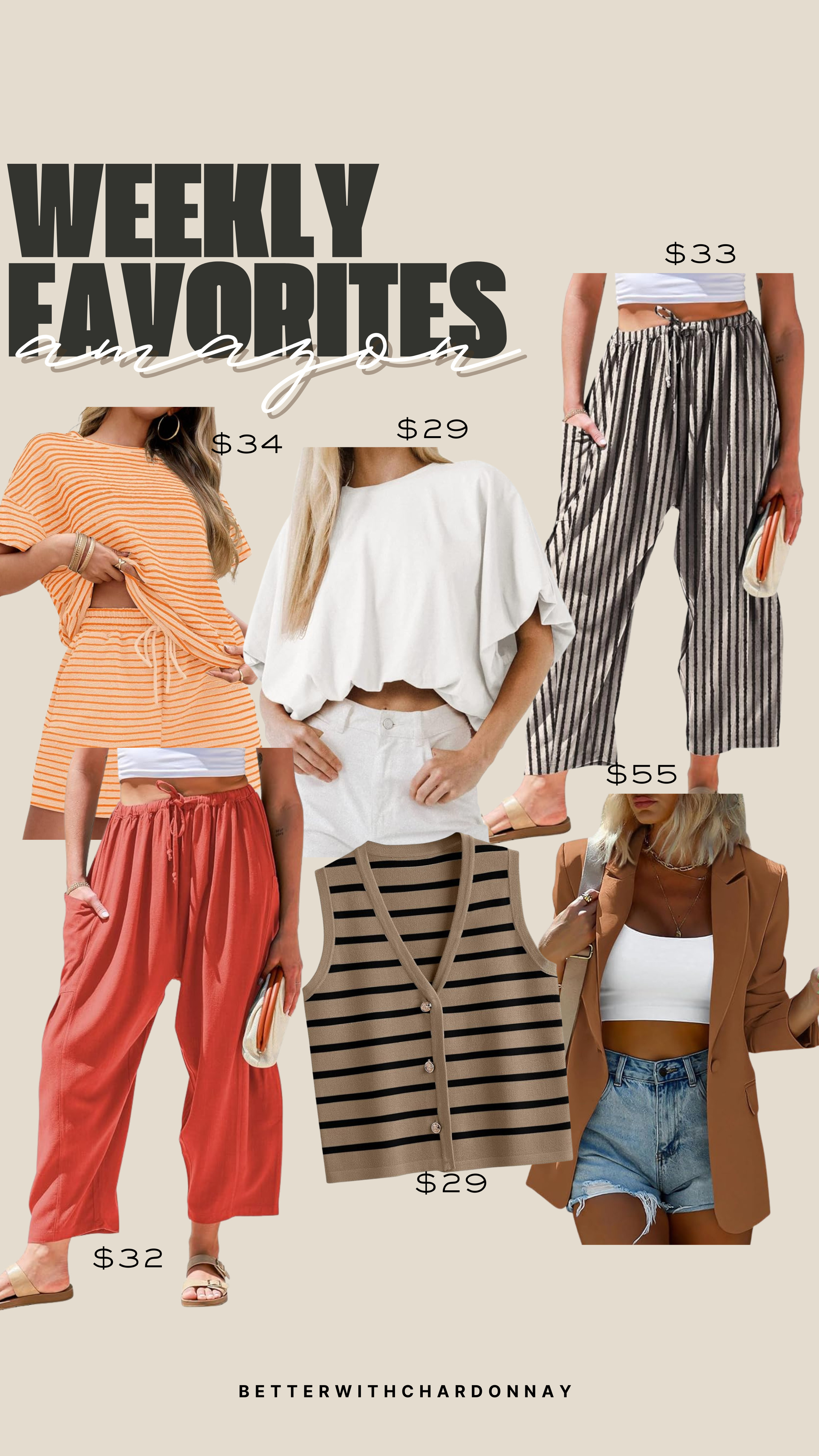Amazon weekly favorites!

amazon finds, weekly favorites, matching striped set, bubble top, amazon fashion 

 #LTKSeasonal