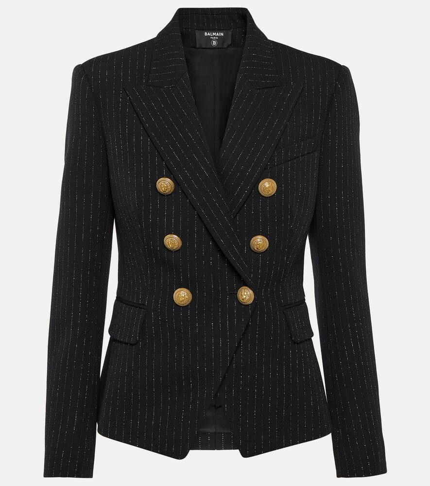 Balmain Chalkstripe wool blazer | Mytheresa (UK)