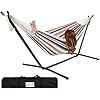 Best Choice Products 2-Person Double Hammock Set for Indoor, Outdoor w/Steel Stand, Carrying Case... | Amazon (US)