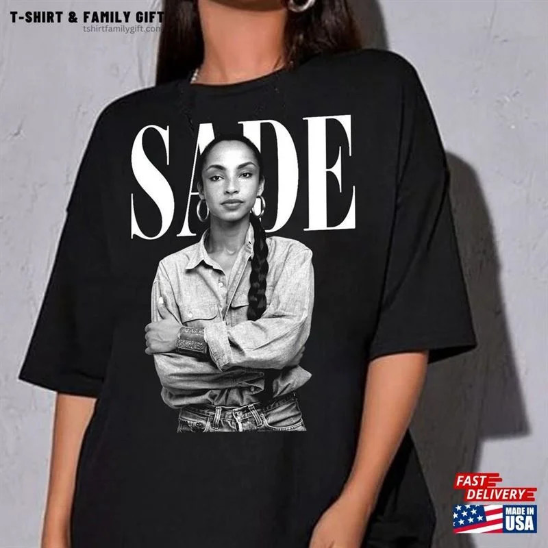 90S Vintage Sade Shirt Tour Crewneck T Shirt Pop Music Fan Classic Sweatshirt T Shirt Tee Unisex,... | Walmart (US)