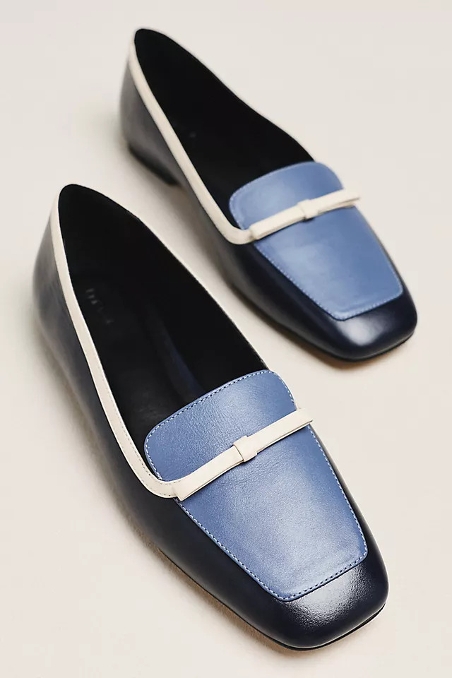 Bow Square-Toe Flats | Anthropologie (US)