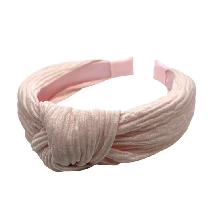 Light Pink Ribbed Headband | Sea Marie Designs