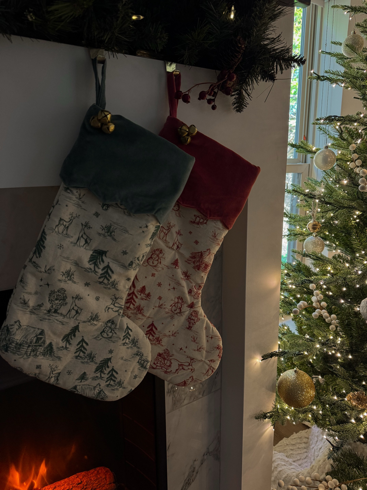 New Christmas stockings from pottery barn!! 

You can get them embroidered but we just left our plain! 

#LTKSeasonal #LTKHoliday #LTKFindsUnder50