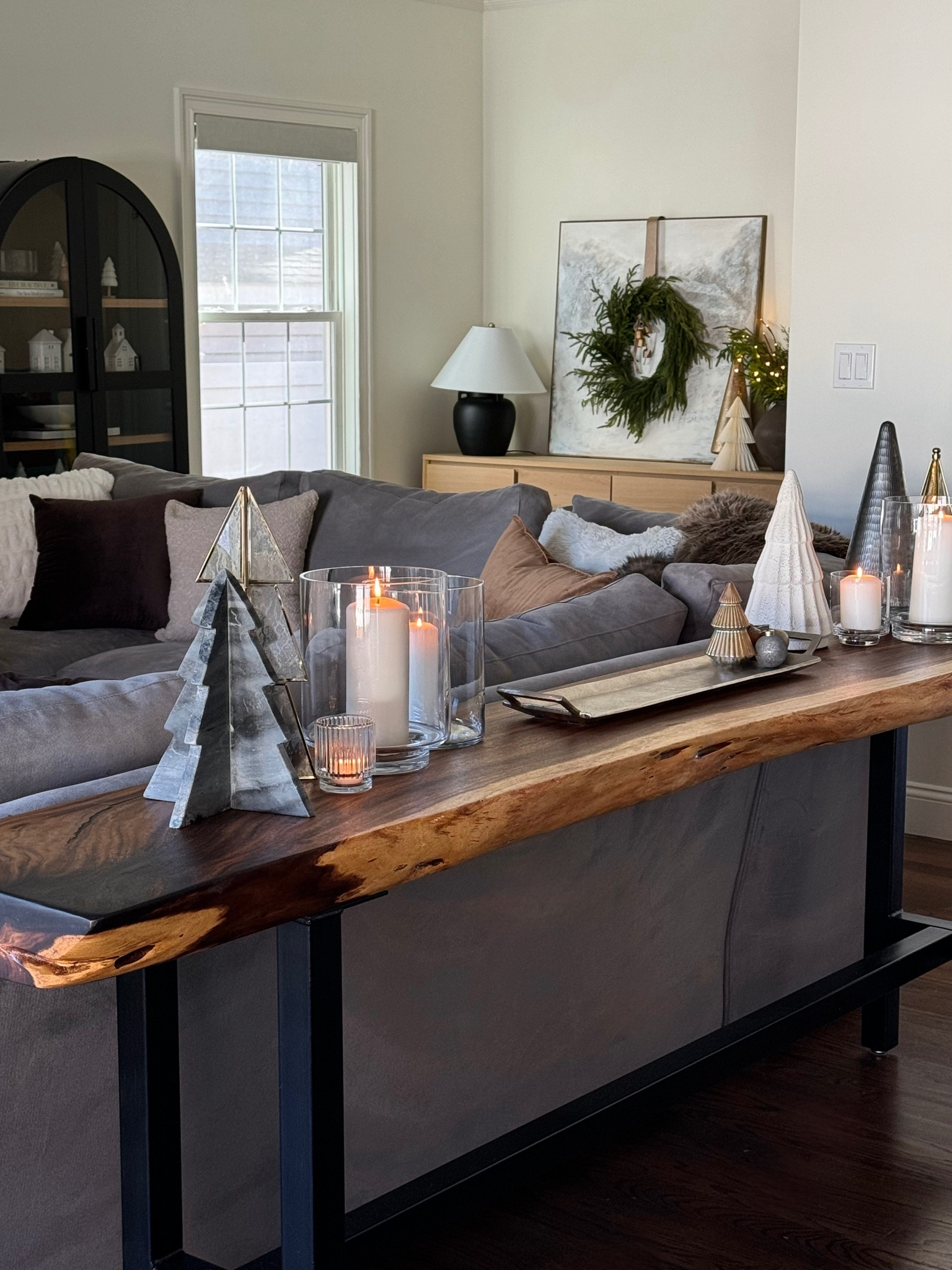 Living room holiday views 

#LTKSeasonal #LTKHoliday #LTKHome