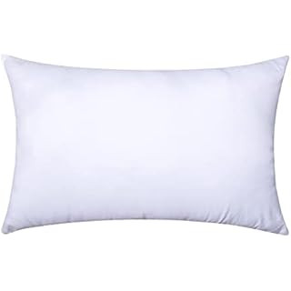 Pillowflex Synthetic Down Pillow Insert - 17x27 Down Alternative Pillow, Large Oversized Lumbar P... | Amazon (US)