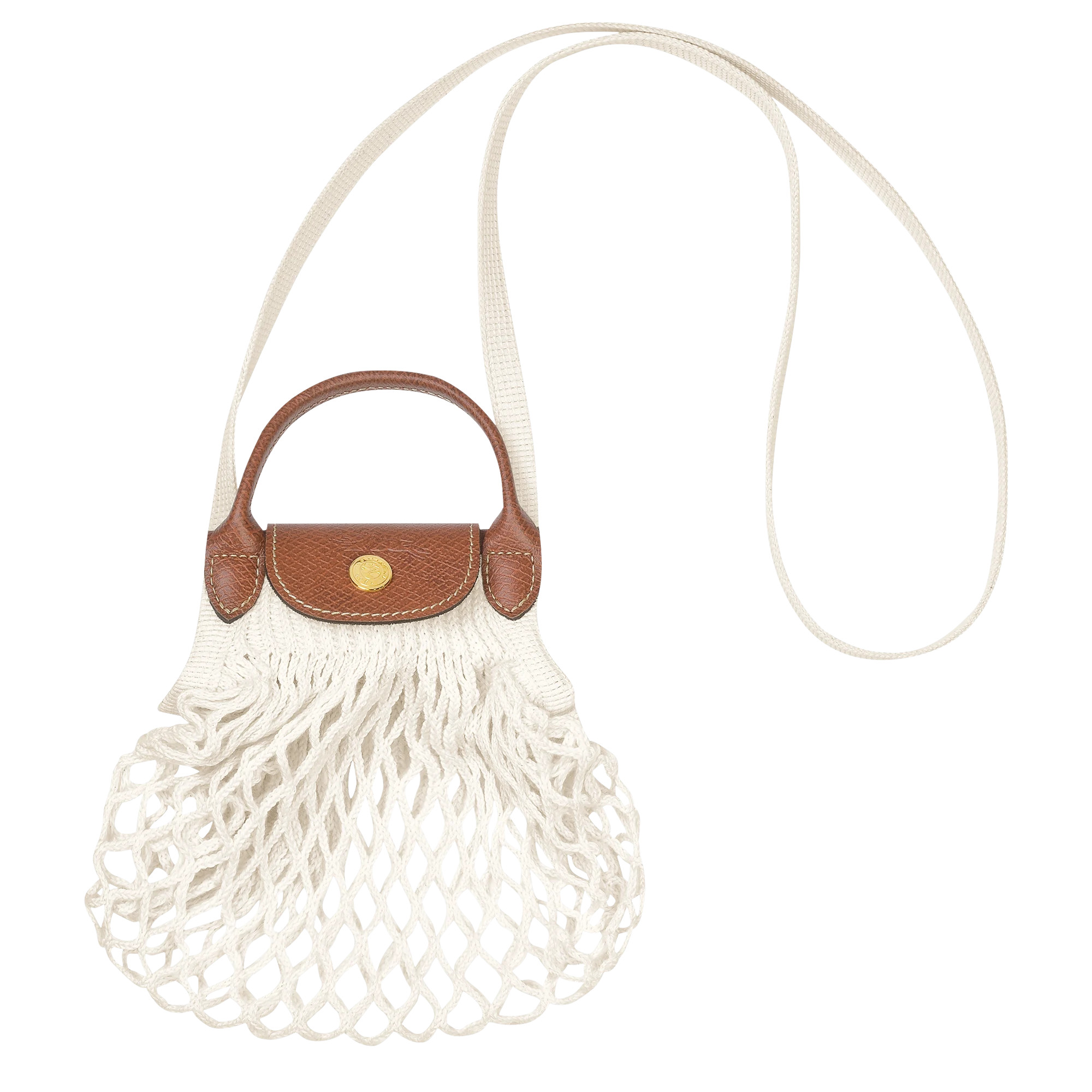 Le Pliage Filet XS Mesh bag Ecru - Canvas | Longchamp US | Longchamp