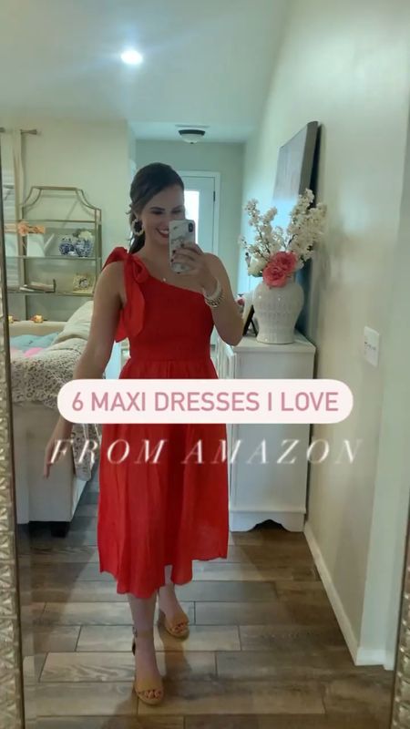 6 Maxi dresses I love from Amazon! Some are midi length too. Perfect summer outfit options, vacation dresses, resort wear, outdoor wedding guest look, or a date night look!! 



Amazon dresses, Amazon finds, Amazon fashion, white dress, graduation outfit, maxi dress, long dress, midi dress. 

#LTKVideo #LTKFindsUnder50 #LTKSeasonal