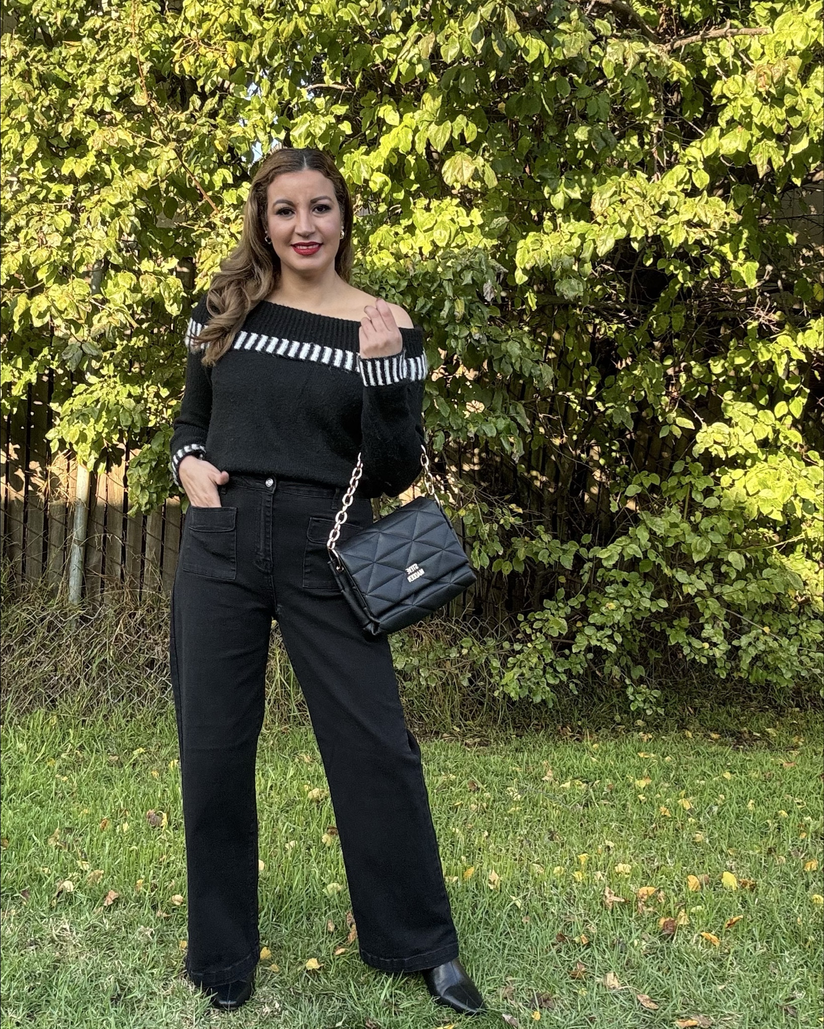 MEROKEETY Women's Off Shoulder Long Sleeve Sweater, for Fall and Winter, Cute Striped Ribbed Knit Sweater.
Size:M

#LTKGiftGuide #LTKHoliday #LTKSeasonal