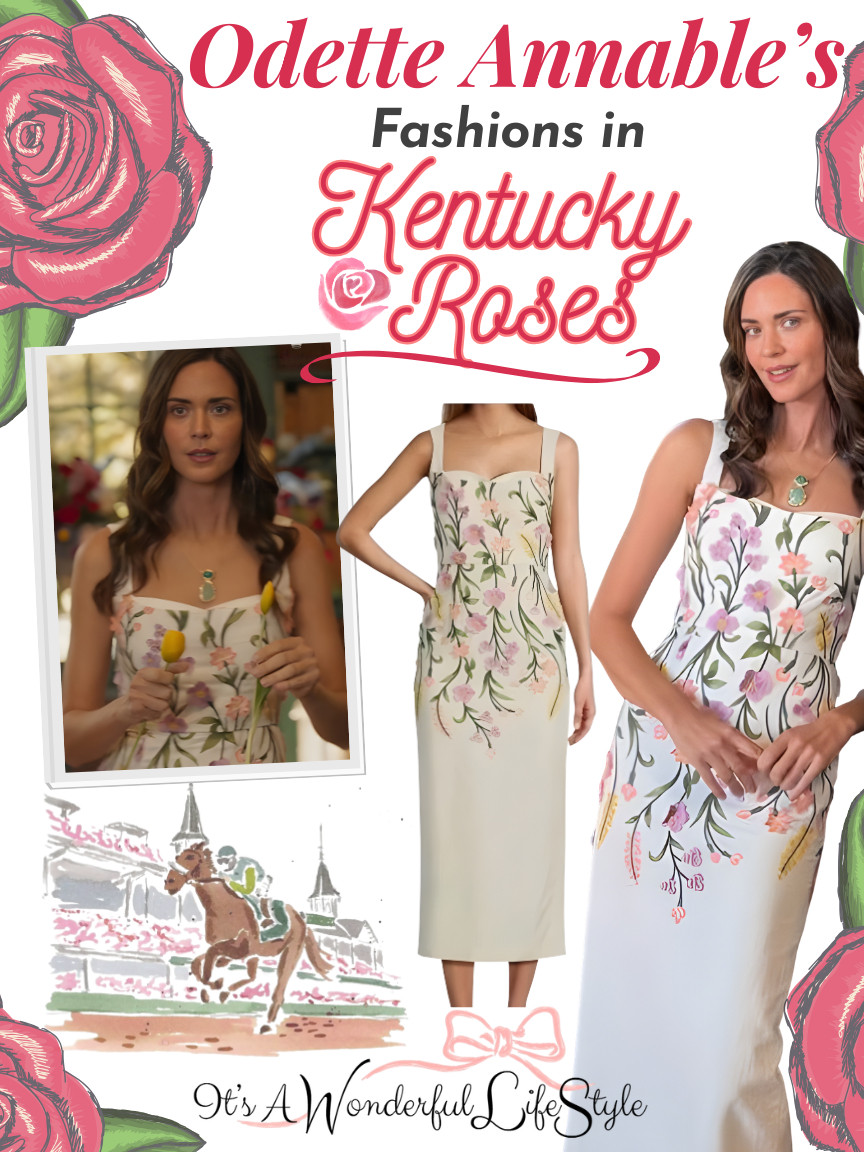 Soft florals + timeless elegance... Obsessed with this beautiful look inspired by Odette Annable in "Kentucky Roses", the delicate print, flattering silhouette, and feminine details make it perfect for spring events, brunch dates, or a garden party.

I’ve linked the exact dress (and a similar option!) so you can recreate this effortlessly romantic style

#LTKStyle #HallmarkFashion #KentuckyRoses #FloralDress #FeminineStyle #SpringOutfits #LTKFinds 

 
