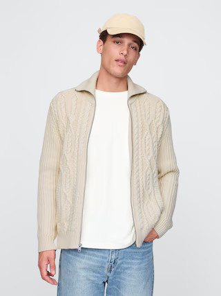 Full-Zip Sweater Cardigan | Gap (US)