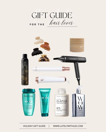 Gift guide hair care lover // shampoo, hair accessories, hair wand // 

#LTKfindsunder100 #LTKfindsunder50 #LTKGiftGuide