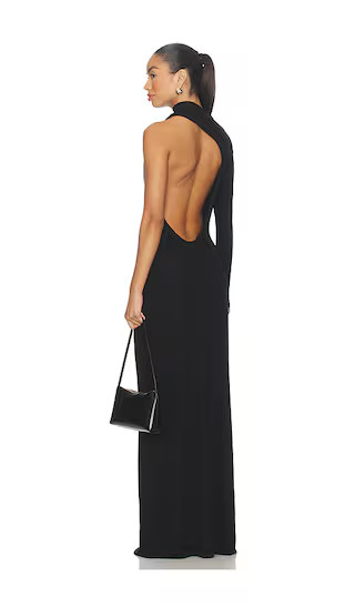 The Kimaya Gown in Black | Revolve Clothing (Global)