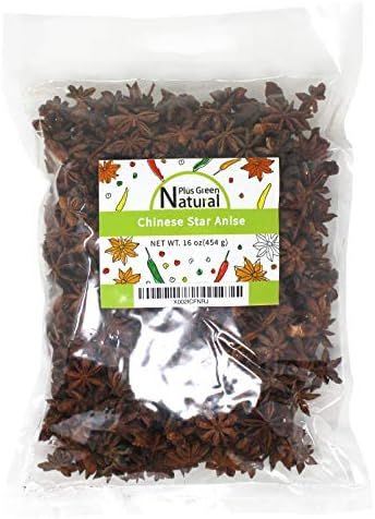 Whole Star Anise Seeds Pods 16 Ounces, 100% Natural Whole Chinese Anise Star Pods Sun Dried Spice, A | Amazon (US)