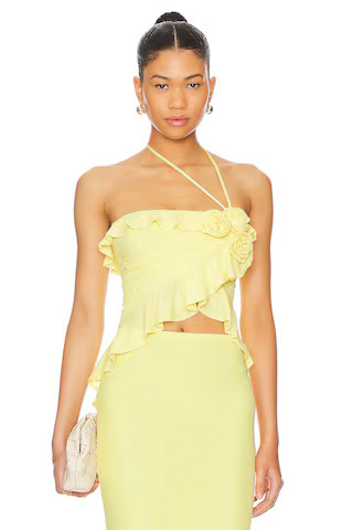AFRM Thom Top in Buttercup from Revolve.com | Revolve Clothing (Global)