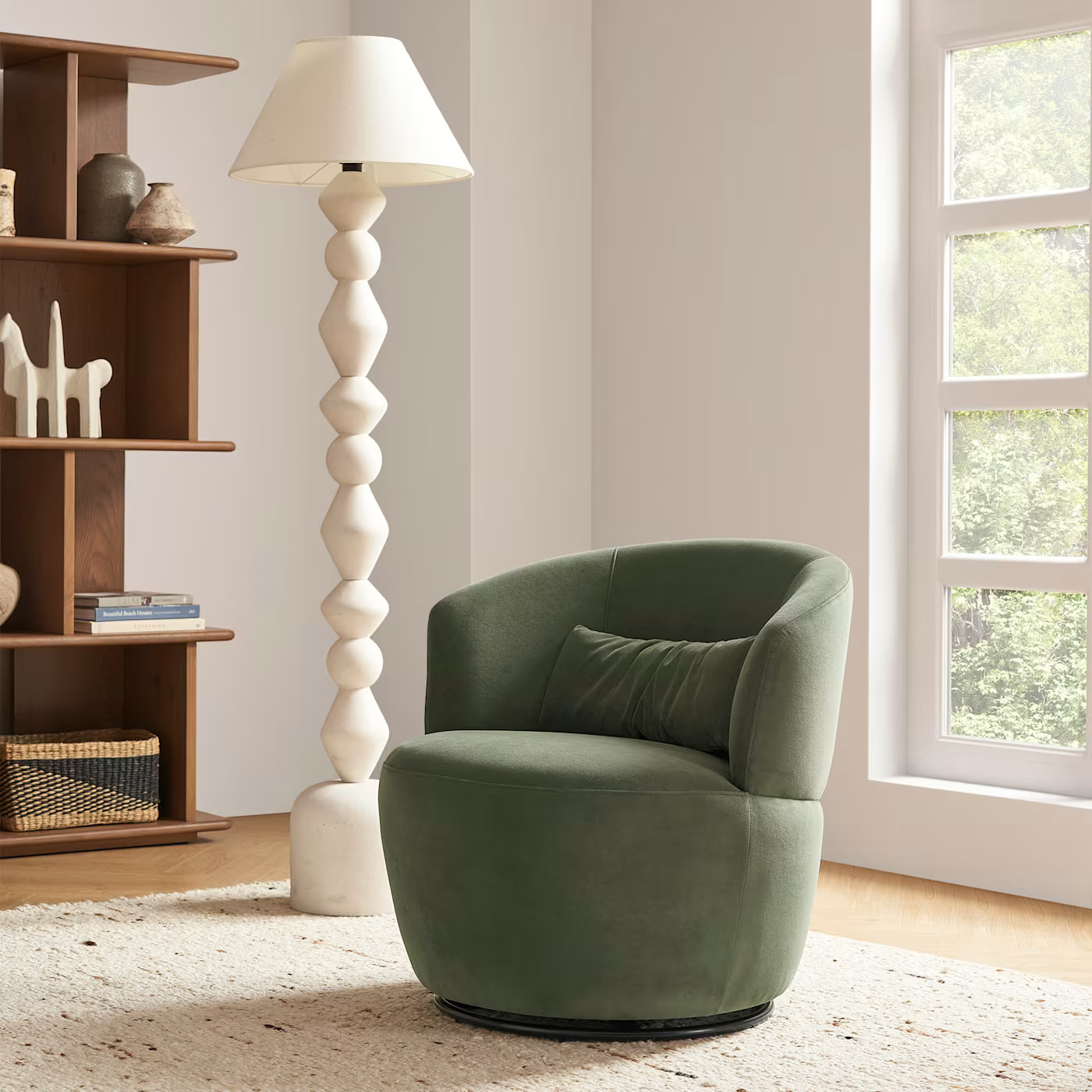 Amber Swivel Chair | Castlery | Castlery US