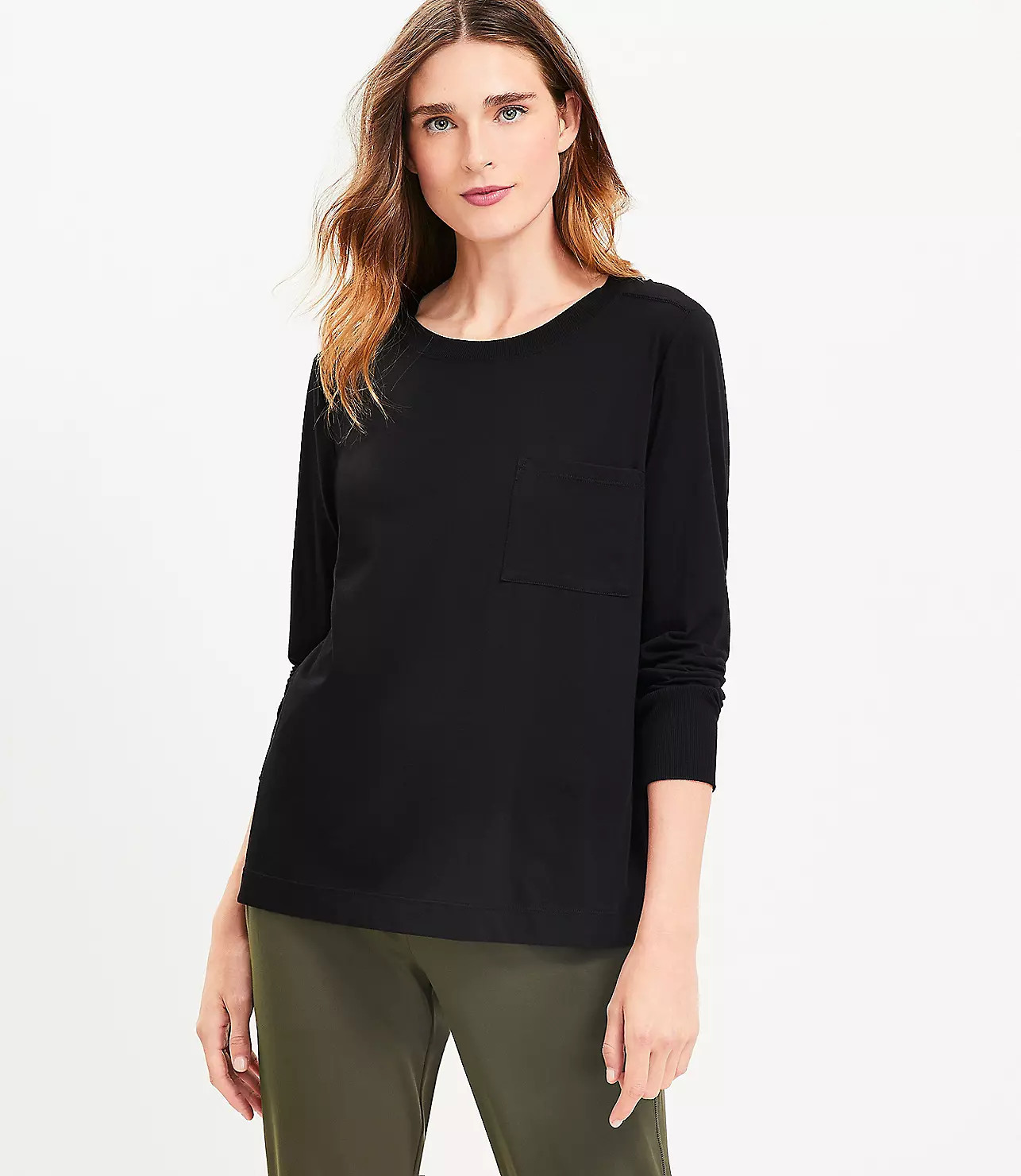 Lou & Grey Long Sleeve Pocket Tee | LOFT