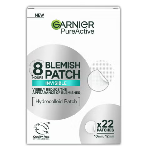 Garnier Pure Active 8hr Invisible Hydrocolloid Blemish Patch Cruelty Free & Vegan - 22 patches | Look Fantastic (CN)