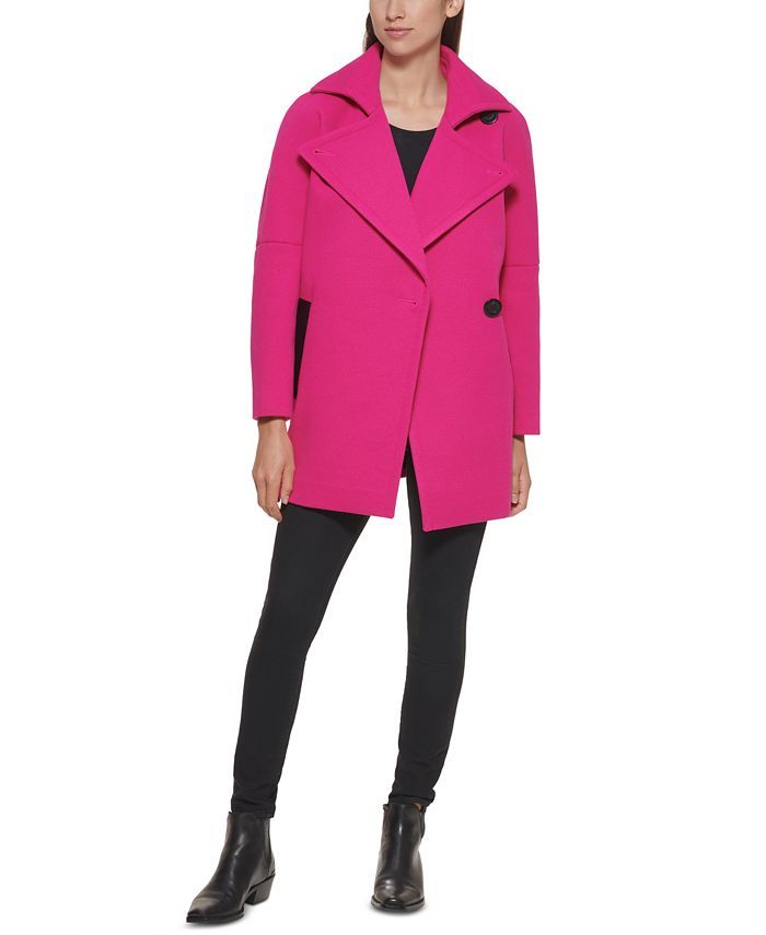 Calvin Klein Women's Oversized Peacoat, Created for Macy's & Reviews - Coats & Jackets - Women - ... | Macys (US)