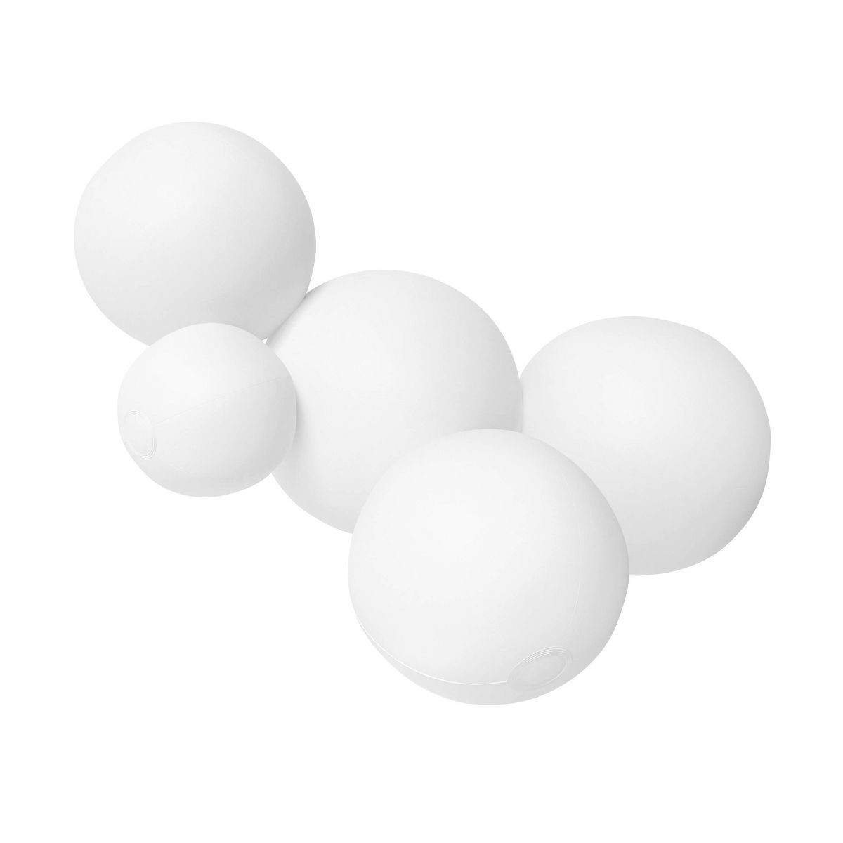 MINNIDIP Balloon Garland 5 Cluster in White Matte | Target