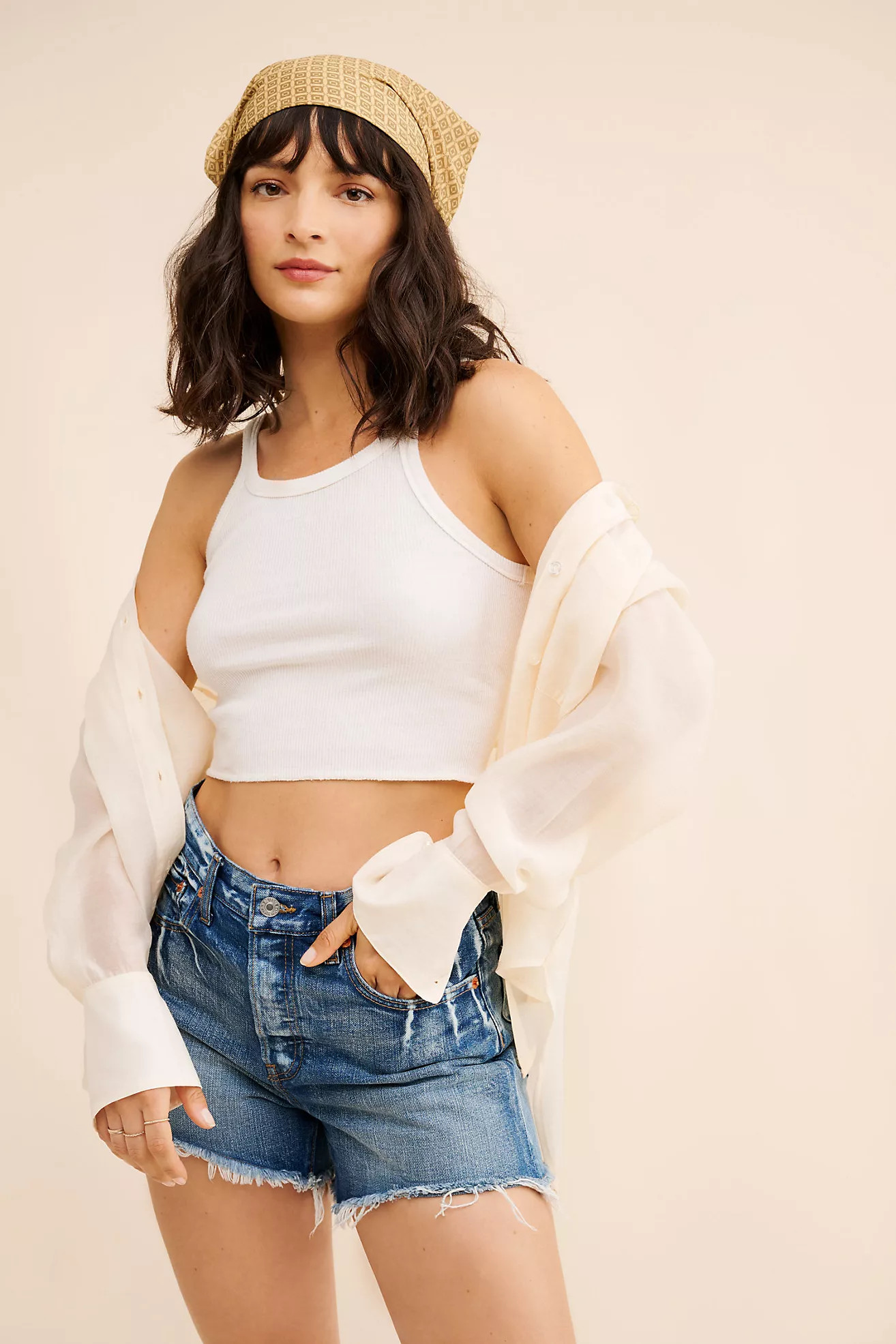 RE/DONE 90's Low Slung Shorts | Anthropologie (US)