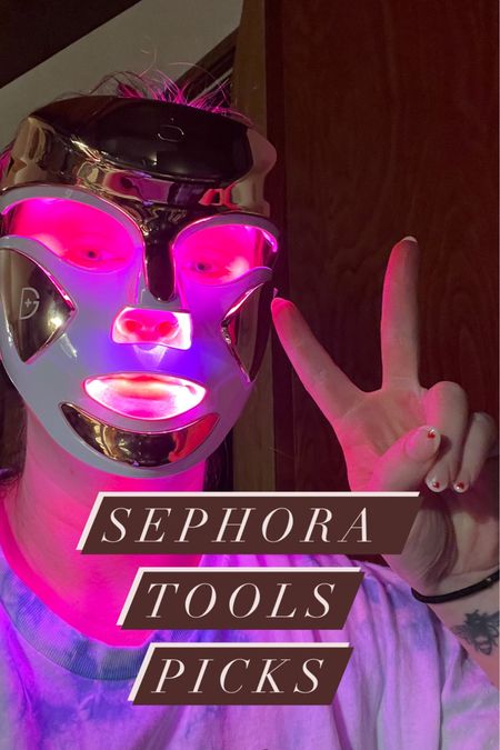 Sephora favorite tools picks! The Sephora sale is a good time to buy fresh new make up brushes and splurge on the higher ticket items. For me an angled blush brush is game changer and I’ve really been liking my red light therapy mask 

Sephora sales, Sephora tools, Dr. Dennis Gross red light mask, makeup brushes makeup tools and accessories, code YAYSAVE 

#LTKxSephora #LTKbeauty
