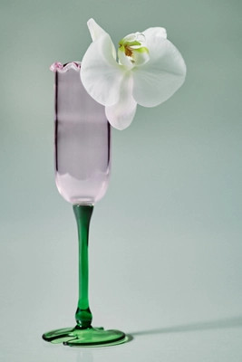 Lilypad Flute Glasses, Set of 4 | Anthropologie (US)