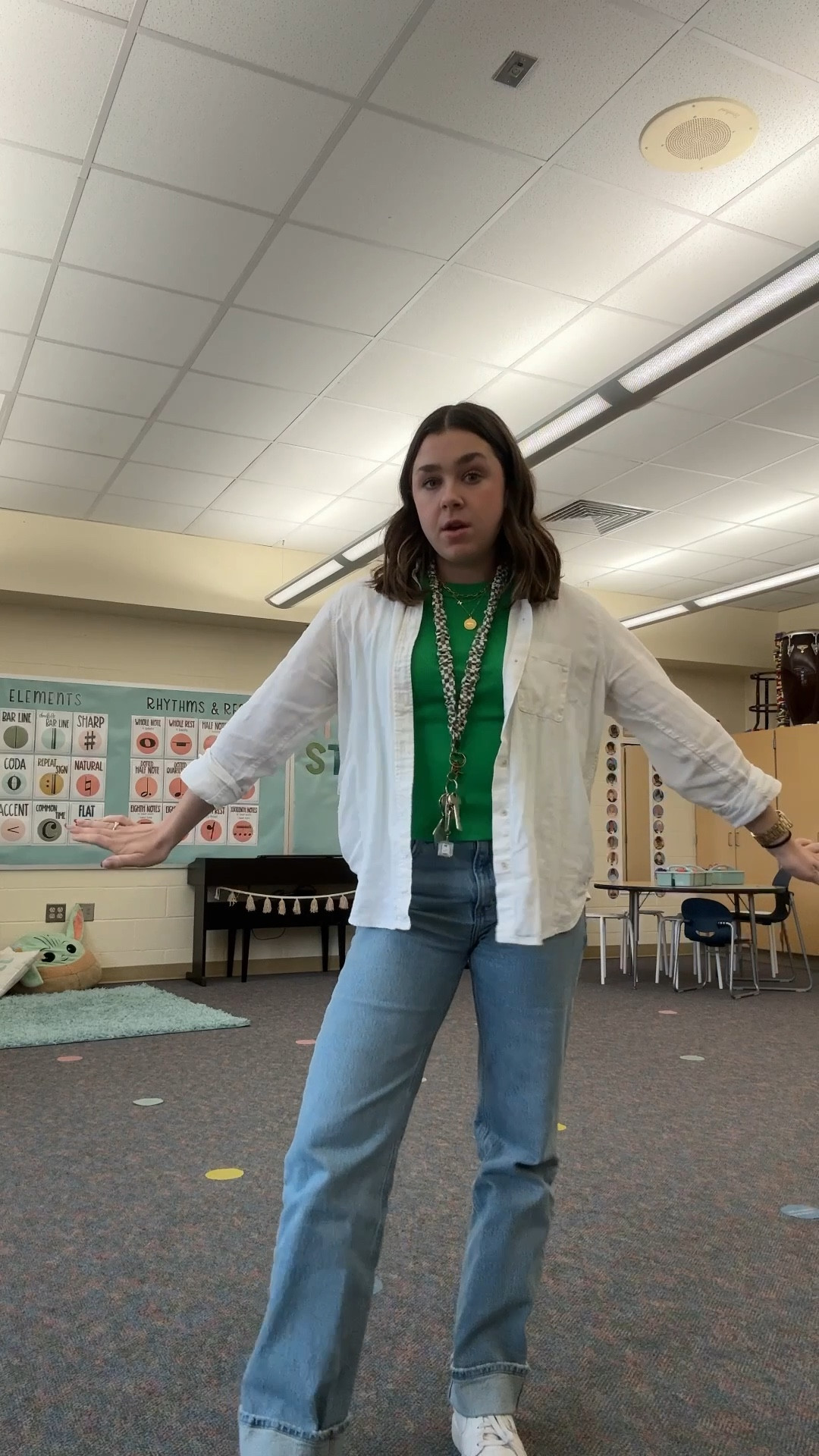 Today’s festive teacher outfit ☘️

#LTKFindsUnder50 #LTKWorkwear #LTKSeasonal