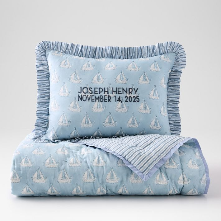 Block Print Boudoir Pillow Cover | Mark and Graham