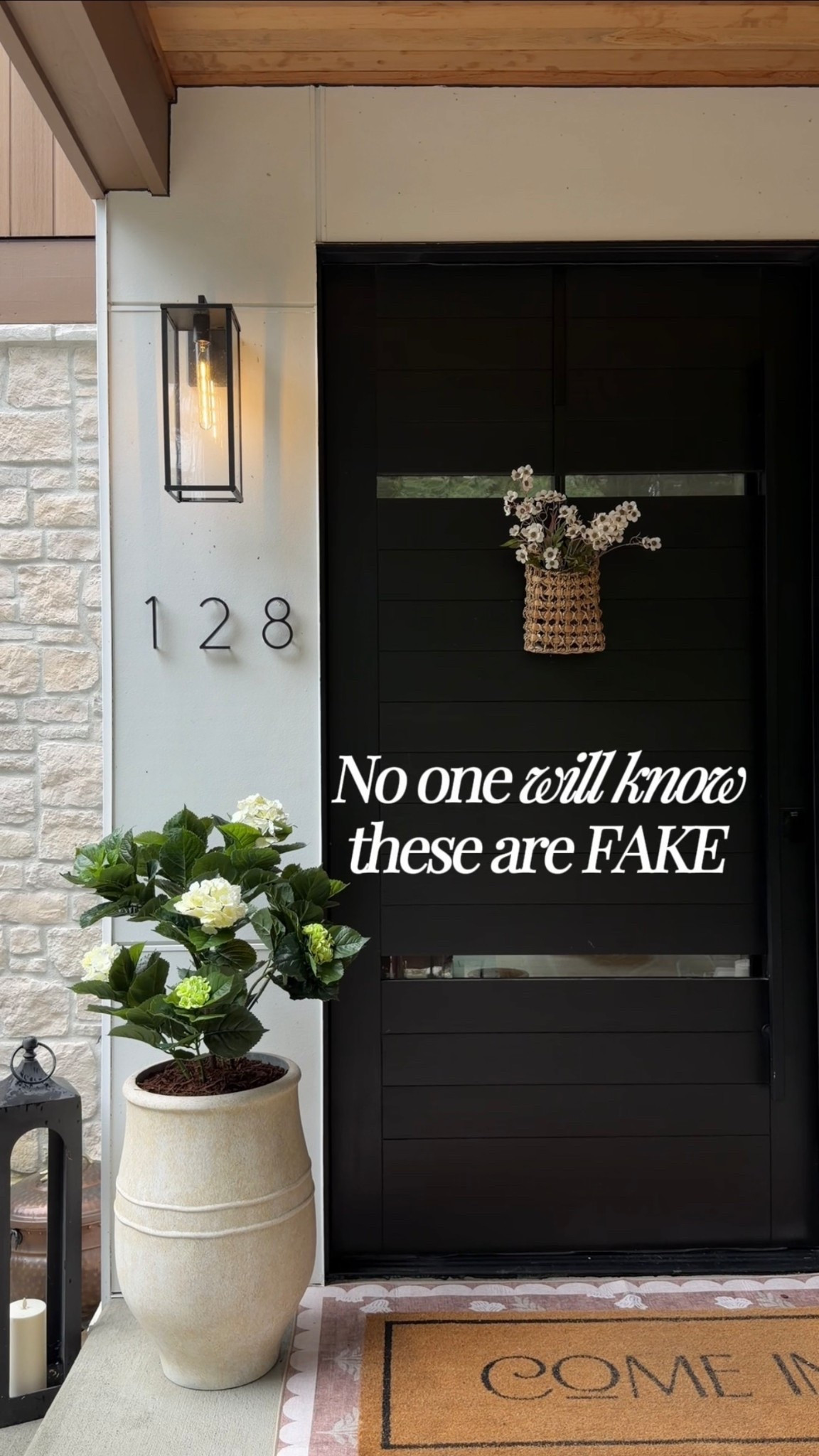 Spring outdoor porch decor
Faux hydrangeas 
Front porch decor 

#LTKHome #LTKSpringSale #LTKSaleAlert