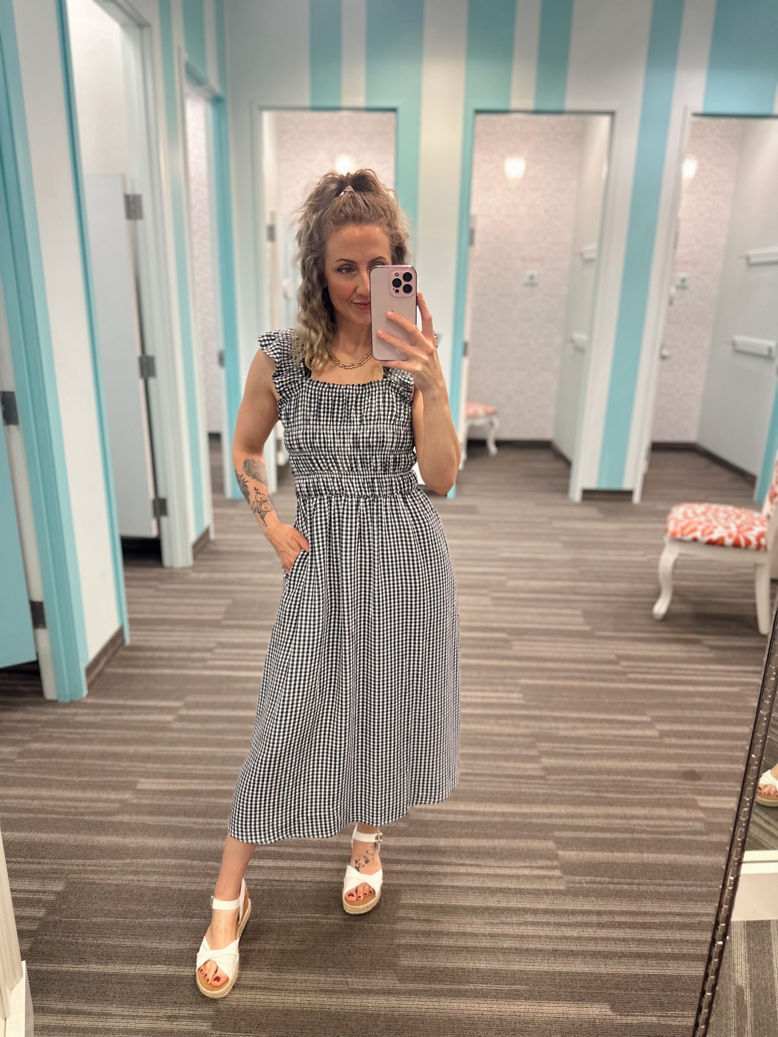 Wearing small in dress 

#LTKPlusSize #LTKootd #LTKSaleAlert