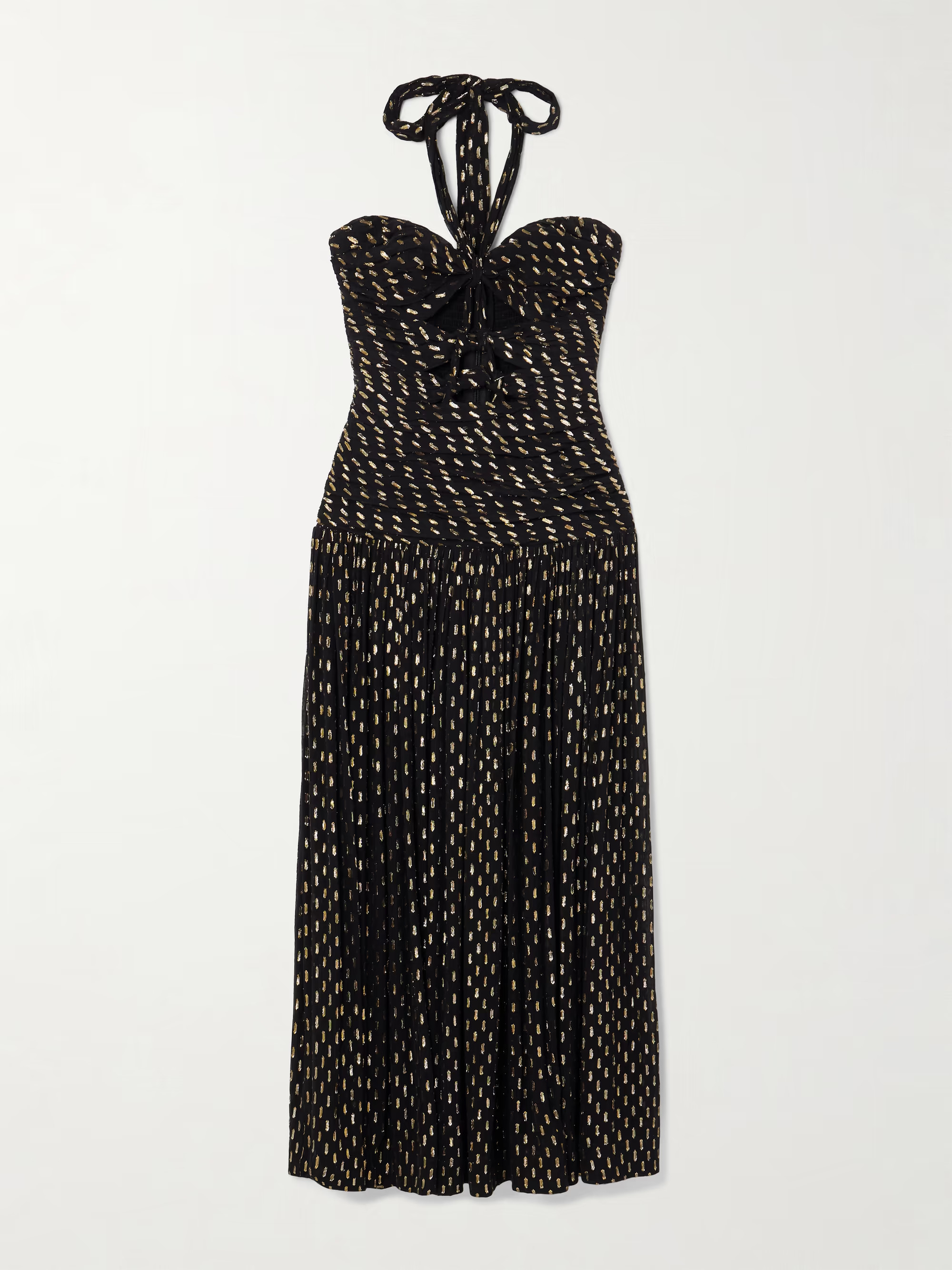 Daylight cutout fil coupé-voile halterneck midi dress | NET-A-PORTER (UK & EU)