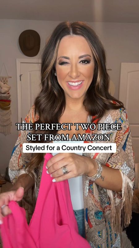 The perfect to be set from Amazon styled for a country concert for summer. Wearing a medium. Cowboy hat, cowgirl, hat, cowboy boots, cowgirl, boots, music festival, outfit idea, vacation outfit idea, Nashville.

#LTKVideo #LTKFindsUnder50 #LTKFindsUnder100