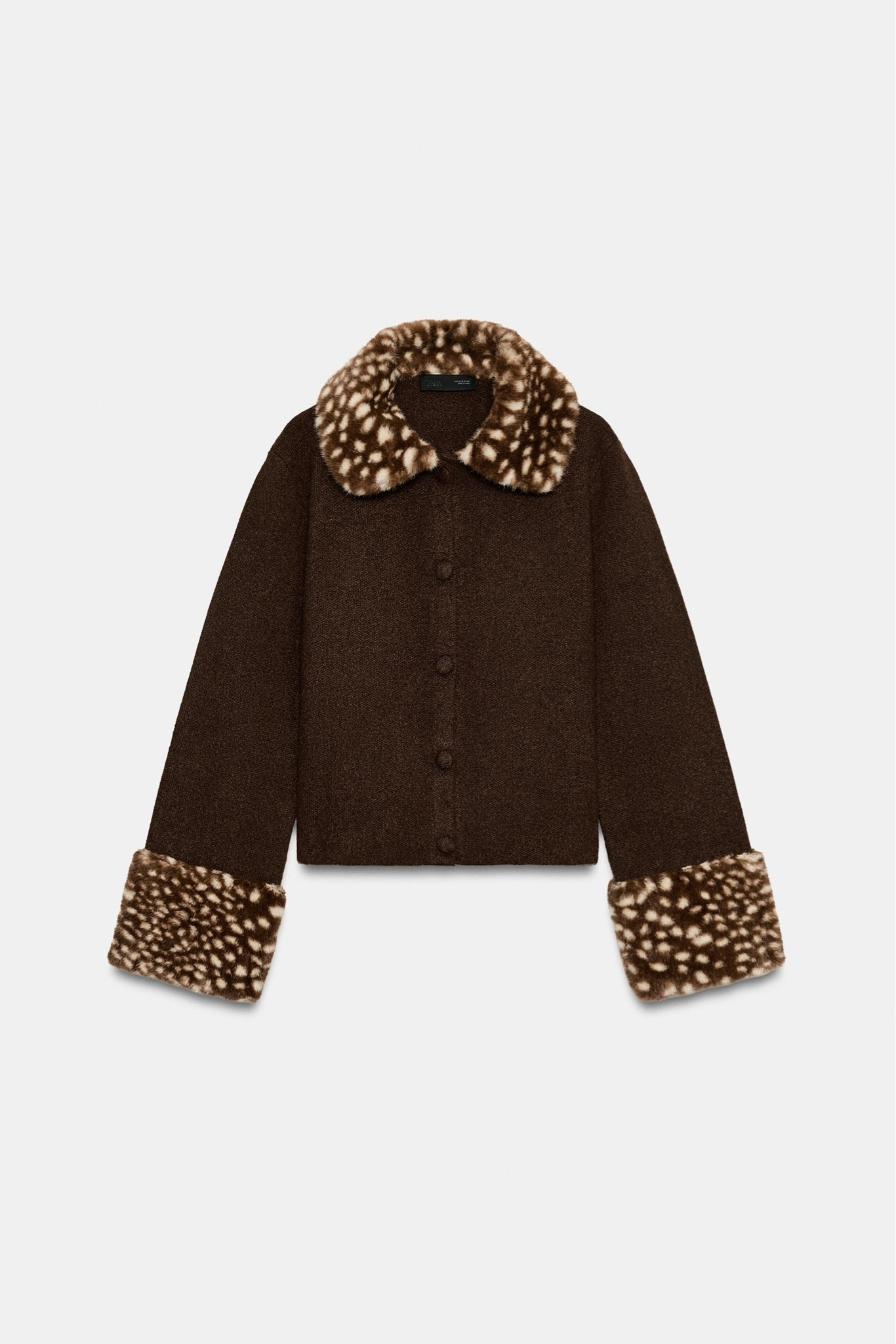 New Zara fur trim cardigan 😍