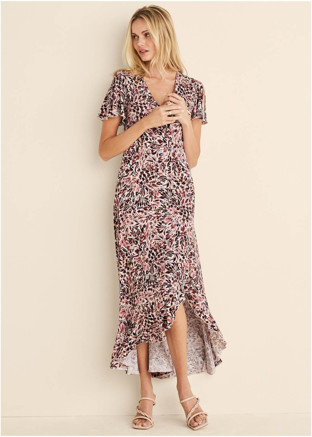 Surplice Maxi Dress | VENUS