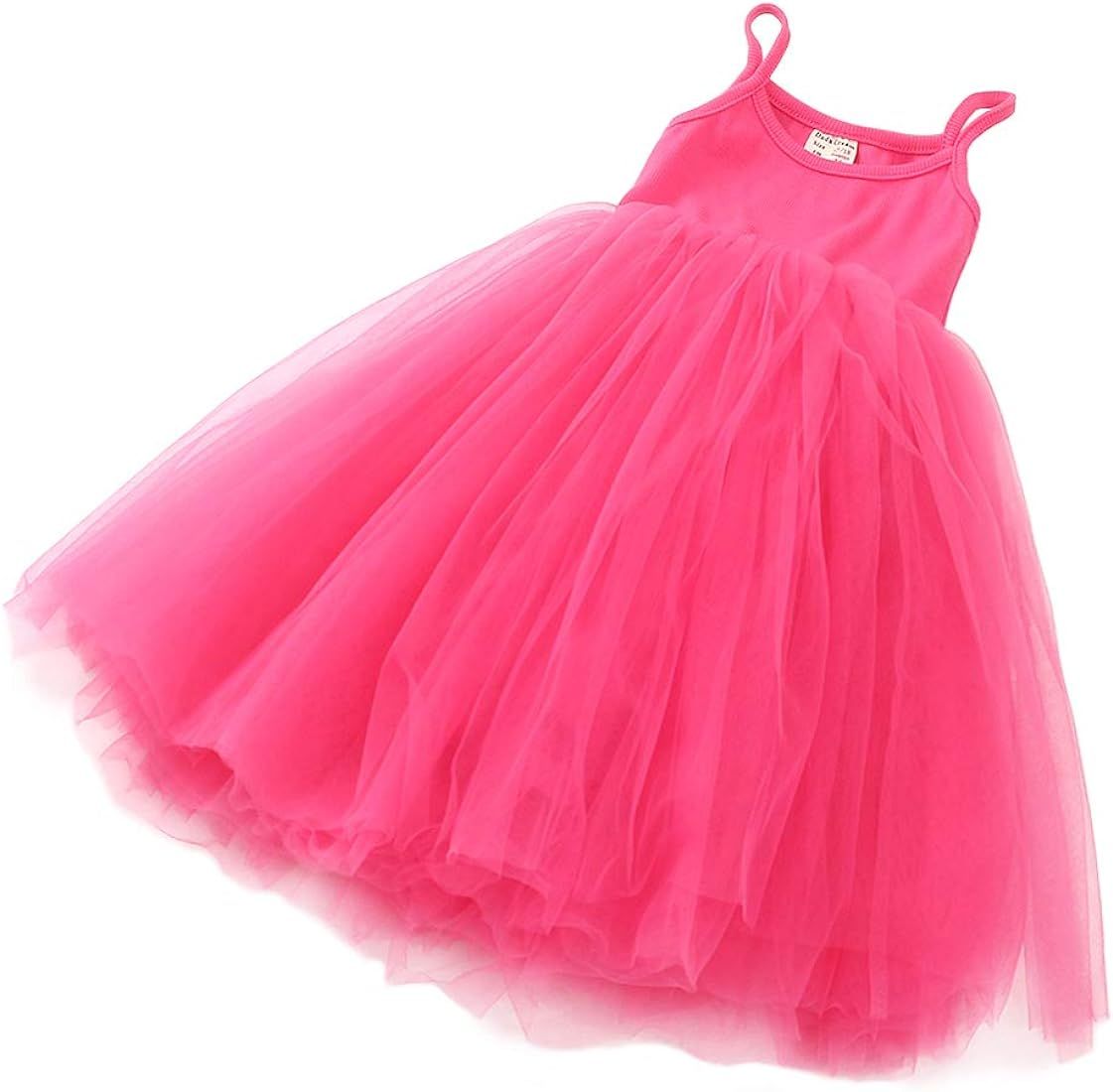 ZINPRETTY Toddler Dress Baby Girls Tutu Playwear Sleeveless Party Christmas Sundress | Amazon (US)